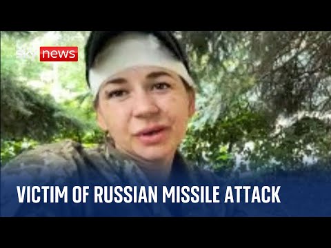 Ukraine war: Mother of injured baby recounts moment Russian missiles struck pizza restaurant
