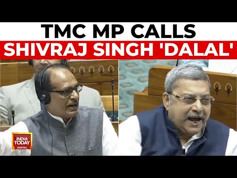 TMC MP Calls Union Minister Shivraj Singh Chauhan A 'Dalal' Amid Fund Row | India Today News