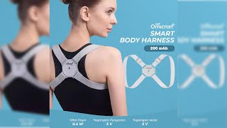 Pratinjau video produk TaffOmicron Smart Body Harness Tali Korektor Postur Punggung - BC200