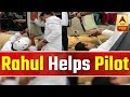 Rahul helps pilot repair helicopter’s door, video goes viral