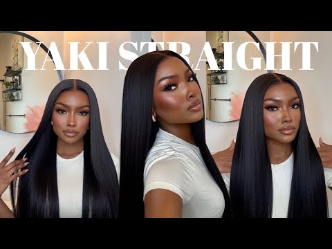 This Yaki Straight Wig Looks Just Like Pressed Natural Hair 😍 Glueless Install Beauty Forever Hair