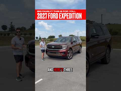 The 2027 Ford Expedition Continues to Be a *Huge* Practical Choice for Families!