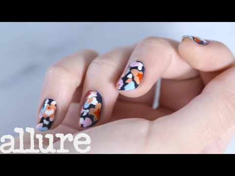 How to Create Polka Dot Petal Nail Art | Nail Art Tutorials | Allure