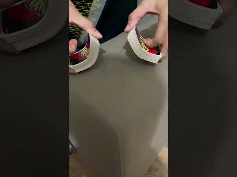 UNO shuffle #asmr #uno #satisfying #sound #shorts #fyp