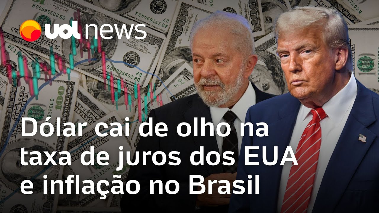 Dólar tem queda de olho na taxa de juros dos EUA e inflação no Brasil Bolsa apresenta nova alta