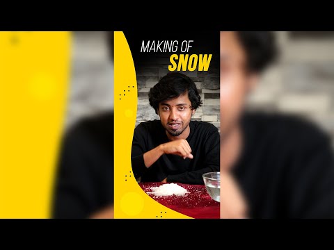 Making of Snow| DIY Science Experiments| Chitti