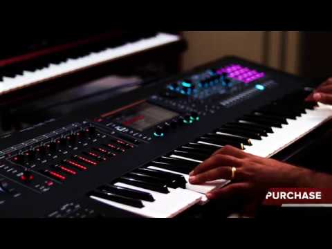 video Roland Fantom-6 Music Workstation Keyboard