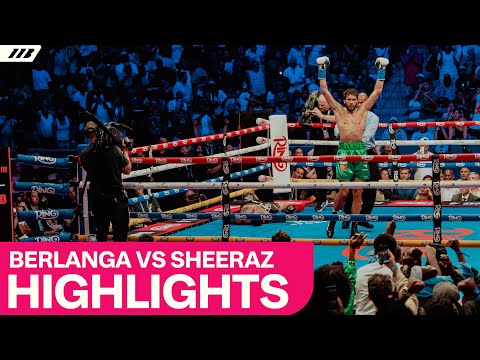Hamzah Sheeraz batter Edgar Berlanga In NYC | Highlights | Matchroom Boxing