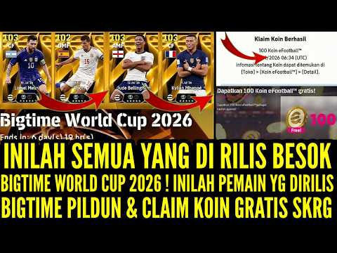 INILAH SEMUA YG RILIS BES0K ! JGN LUPA CLAIM K0IN GRATIS SKRG & BIGTIME PILDUN 2O26 TERBAIK RILIS !