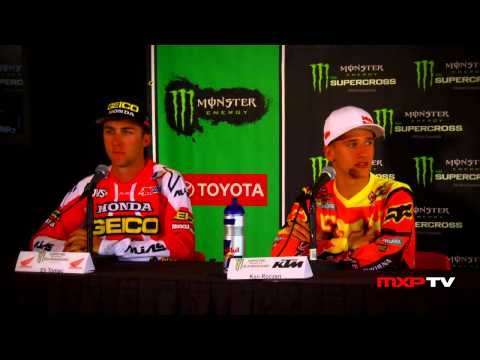 250 West - Roczen, Tomac - Las Vegas Press Conference - Monster Energy Supercross (MXPTV) 