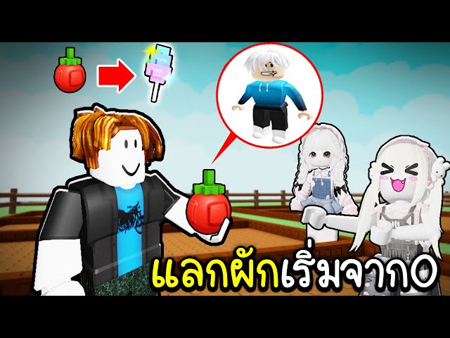 แลกผัก เริ่มต้นใหม่จาก 0 🍅😭🎉Roblox Grow a Garden