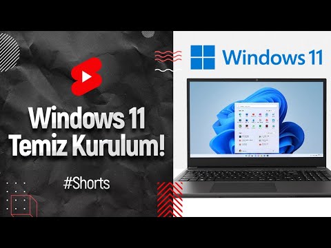 1 dakikada Windows 11 temiz kurulum rehberi! #windows