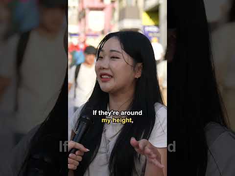 Ideal Height in Men for Korean Women