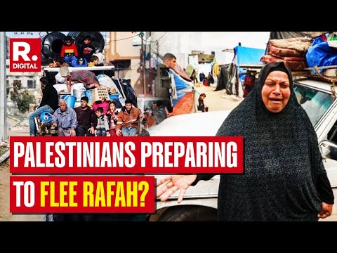 Palestinians Preparing To Flee Rafah As Shelling And Rockets Continue From Israeli Side