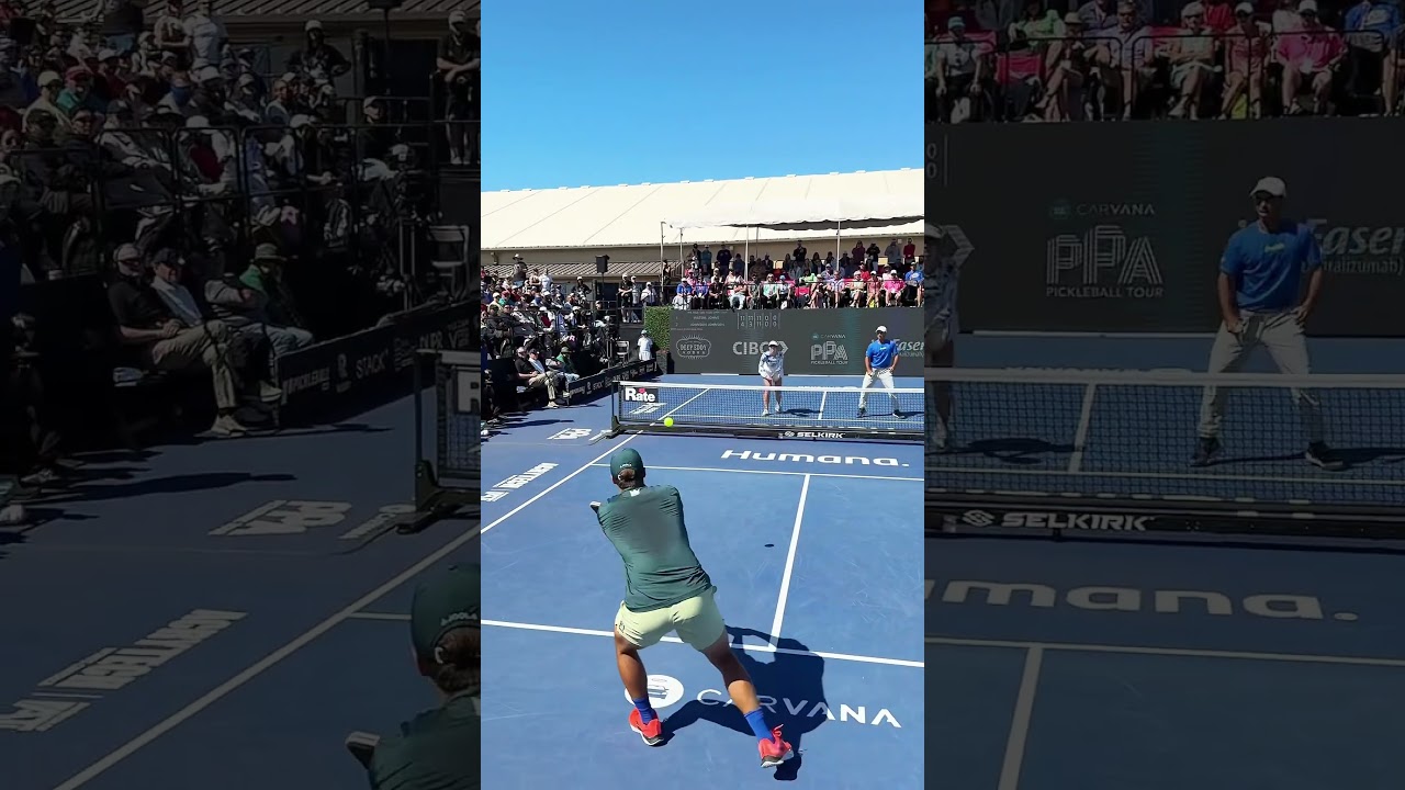 5 of the greatest pickleball gets by one player in one point…