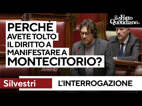 Silvestri (M5S): "Ripristinate la possibilità di manifestare sotto i palazzi del potere"