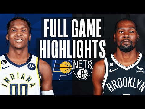 PACERS at NETS | NBA FULL GAME HIGHLIGHTS | October 29, 2022
