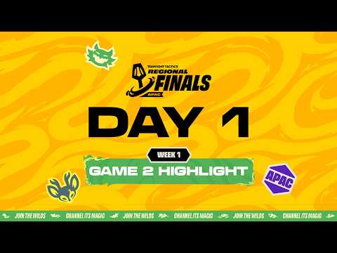 WEEK 1 DAY 1 GAME 2 하이라이트 | TFT <strong>APAC</strong> Regional Finals