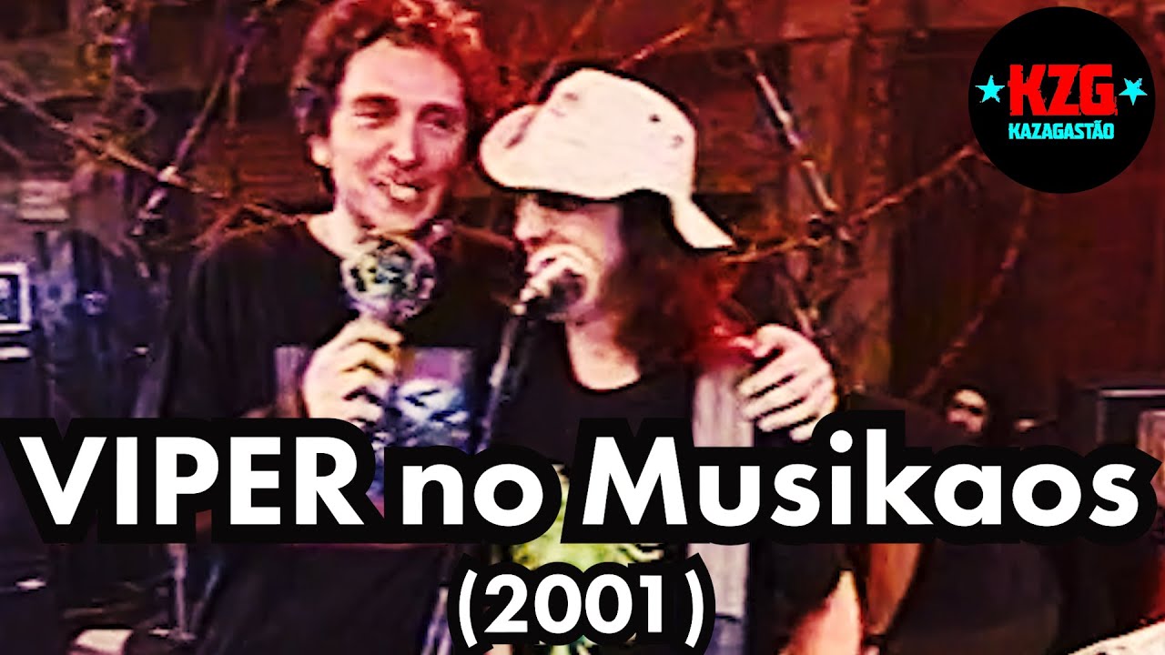 VIPER no MUSIKAOS em 2001 ⭐️ Inédito no YouTube ⭐️
