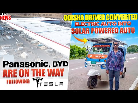 Odisha Driver Converted Electric Auto into Solar Powered Auto | #evnews | Electric Vehicles India