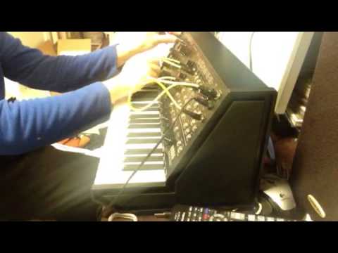 KORG MS-20mini  my first session