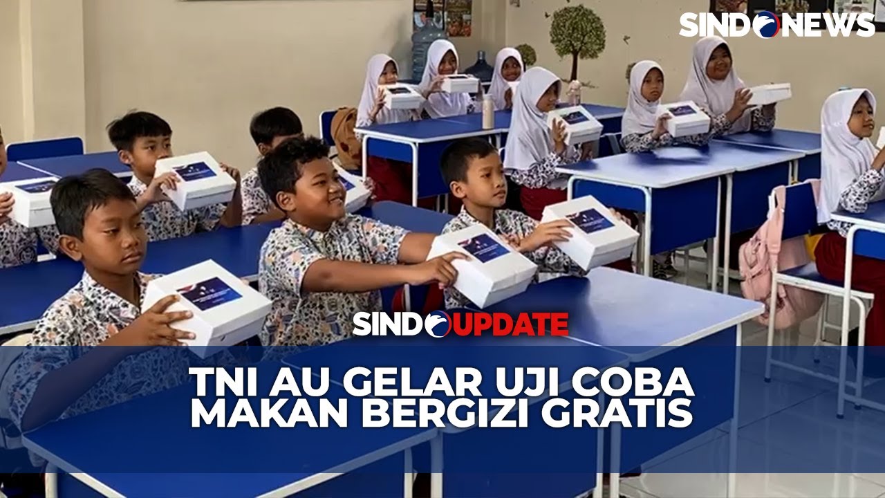 11 Sekolah Nikmati Menu Makan Bergizi yang Digelar Lanud Halim Perdanakusuma