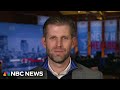 Eric Trump hedges on whether Donald Trump needs a double-digit win in New Hampshire