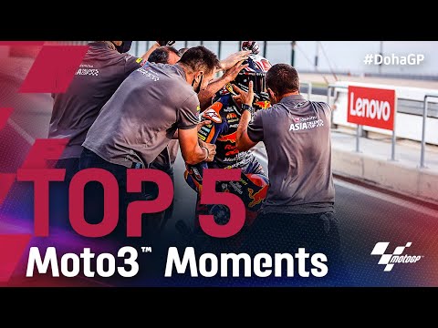 Top 5 Moto3? Moments | 2021 #DohaGP