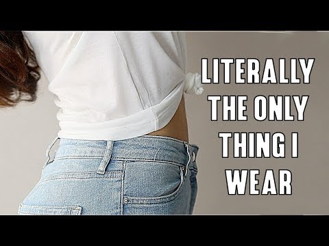 Video: How to SLAY a White T Shirt | The Perfect Tuck