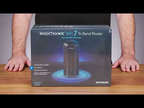 Nighthawk RS700S Tri-Band WiFi 7 Router Unboxing