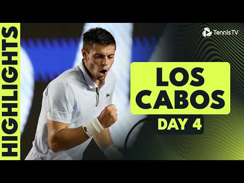 Arthur Gea VS Francisco Cerundolo; Shapovalov VS Svrcina & More! | Los Cabos 2026 Day 4 Highlights
