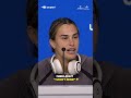 Aryna Sabalenkas cheeky response during the press conference! | #USOpen
