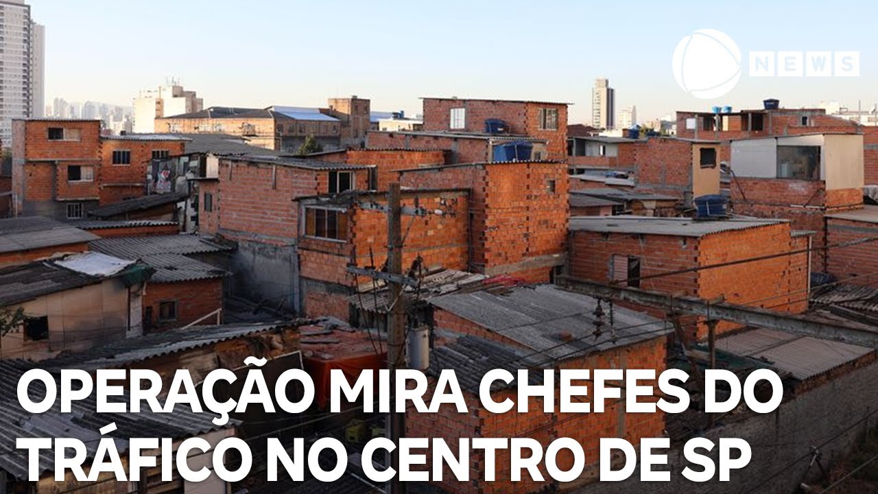 Operação mira chefes do tráfico na Favela do Moinho, no centro de SP