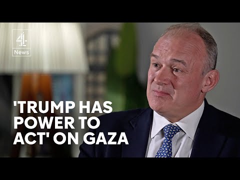 Lib Dem's Ed Davey on Gaza, Trump and Farage