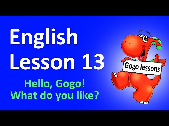 English Lesson 13 - What do you like? This or That Sing-along. Counting.