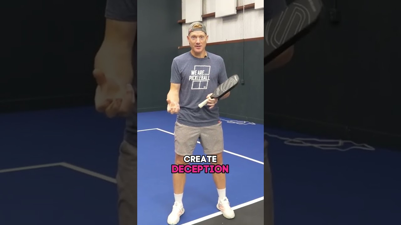 Master the tip-down dink for precision control at the net ✨ #pickleball #pickleballtips #shorts