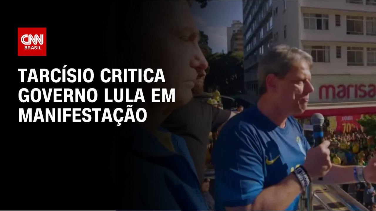 Tarcísio: Brasil não aguenta governo gastador | AGORA CNN
