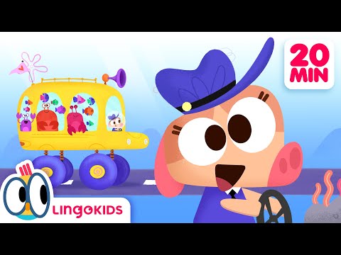 WHEELS ON THE BUS under the SEA + More Aquatic Songs for Kids! 🌊 | Lingokids