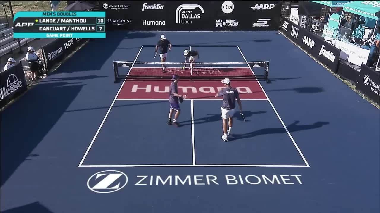 Howells/Dancuart vs Lange/Manthou | Game Point | APP Dallas Open
