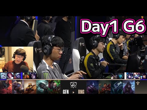 GEN vs RNG | Day1 G6 | 世界大会2022 Group Stage 日本語実況解説