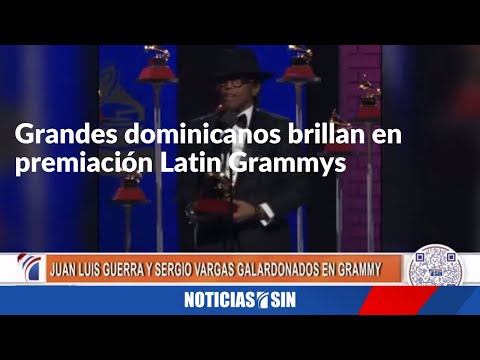 Grandes dominicanos brillan en premiación Latin Grammy