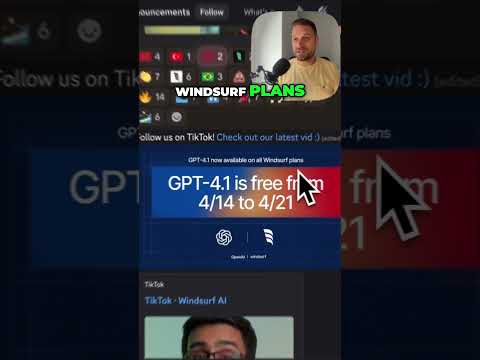 Windsurf Just Made GPT-4.1 FREE for Everyone!