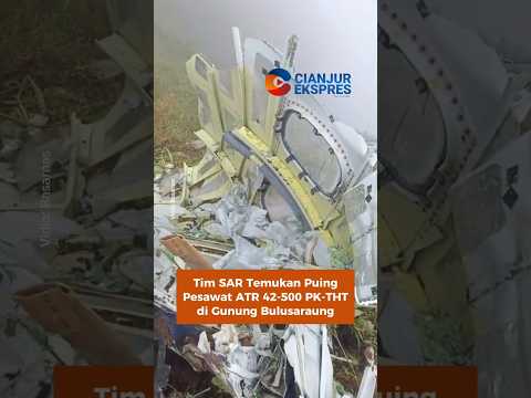 Tim SAR Temukan Puing Pesawat ATR 42-500 PK-THT di Gunung Bulusaraung