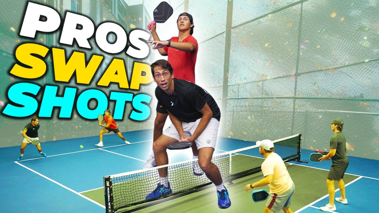 Can Pickleball Pros BEAT 5.0s with ALTERNATING SHOTS?