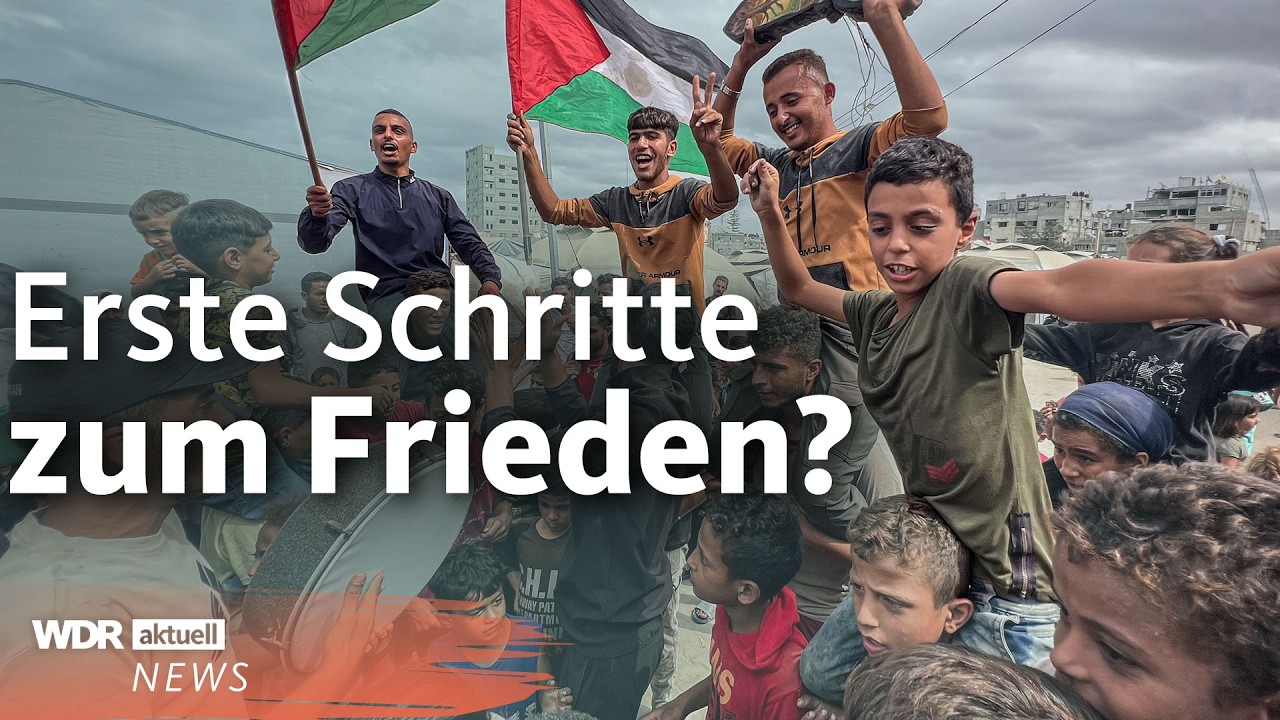 Gaza-Friedensplan: Israel und Hamas einigen sich auf Waffenruhe und Geiselfreilassung | WDR aktuell