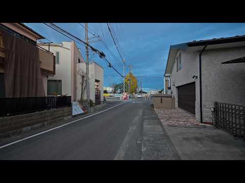 Countryside walk in Yamato with a bit of rain, Japan 2024