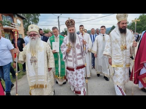 Посета Патријарха Порфирија Братунцу