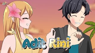 🔴 JADI KEKASIHKU SAJA - Keisya Levronka ( Karaoke ) Adit x Rini Papa A