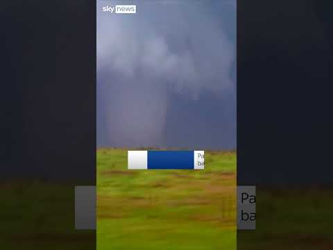Large tornado rips through Oklahoma as severe storms hit central US