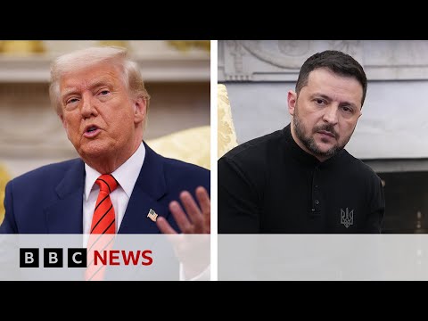 Donald Trump suggests US could run Ukraine's nuclear power plants | BBC News